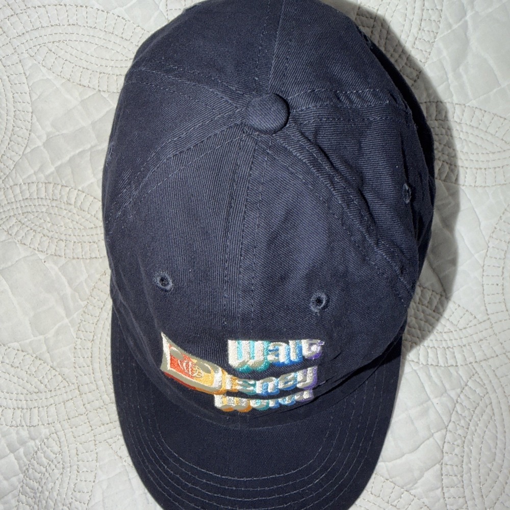 Walt Disney World Hat Cap Blue Baseball Strap Back Adjustable One Size - Picture 2 of 7